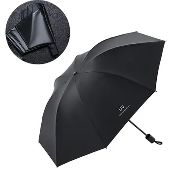 

Three-Holding Sun Umbrella Sun Protection Uv Folding Umbrella Sunshade Rain Dual-Use Compact Portable Pocket