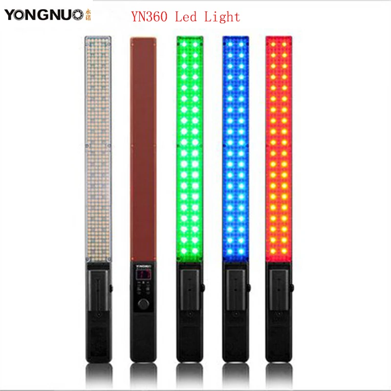 

YONGNUO YN360 3200K 5500K Handheld LED Video Light Stick RGB Colorful 39.5CM ICE Professional Photography Light for Stutio Out