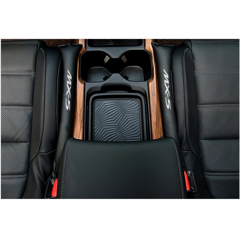 2 шт. наполнители из искусственной кожи наполнитель пространства Зарядка для бардачка подкладка для щели сиденья автомобиля для Mazda MX5