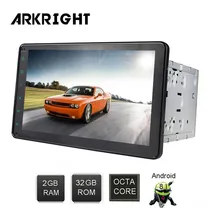 ARKRIGHT " 2din автомобильный радиоприемник gps Android 8,1 автомобильный мультимедийный плеер Восьмиядерный 32 Гб системный блок ips экран с DSP 4G