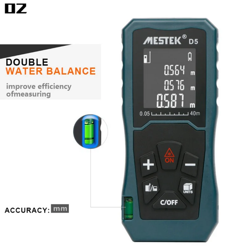 

Digital Laser distance meter Rangefinder 40M 60M 100M handheld laser distance meter smart Test range 40-100M battery-powered