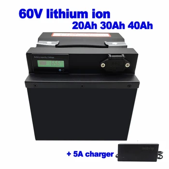 

Li-Ion 60V 20Ah 30Ah 40Ah Lithium Battery Pack Ebike elderly mobility scooter hedge trimmer lawn mower sightseeing vehicle