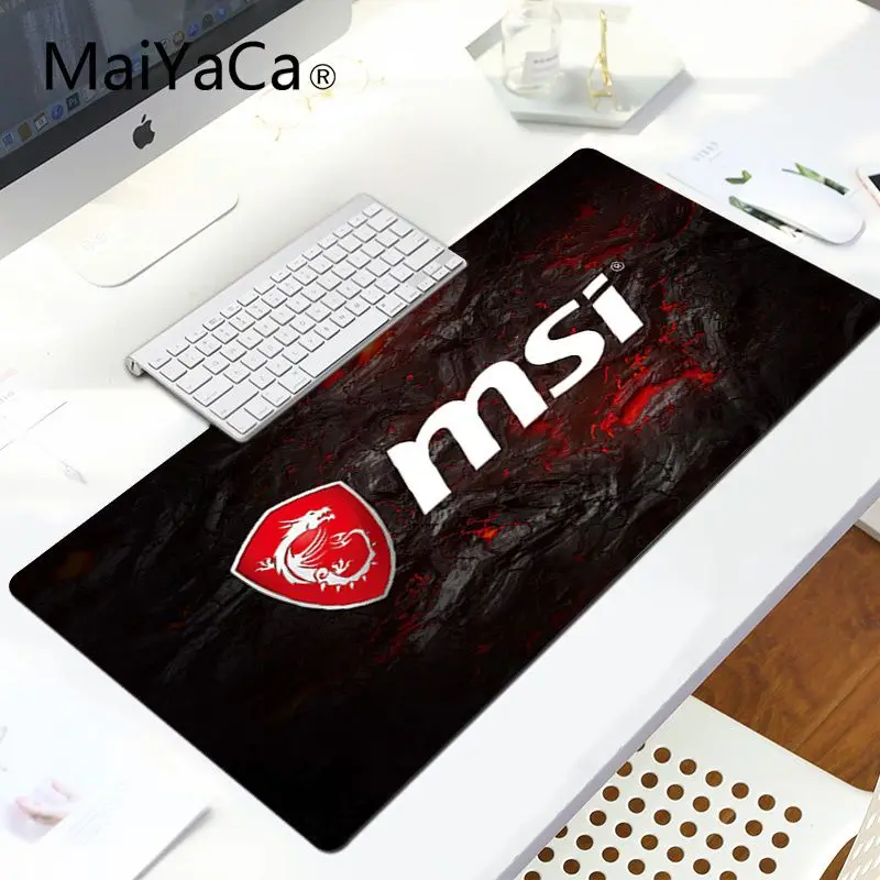 MaiYaCa игровой коврик для мыши MSI ноутбук игровой коврик для мыши Удобная мышка коврик игровая защелка для мыши