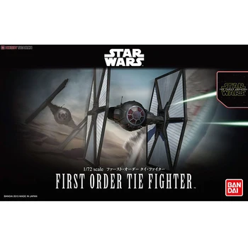 

Original Bandai 94870 Assembling Model Star Wars 1/72 Tie Fighter Advanced Titanium Fighte PVC Figure Model Dolls Toys Figurals