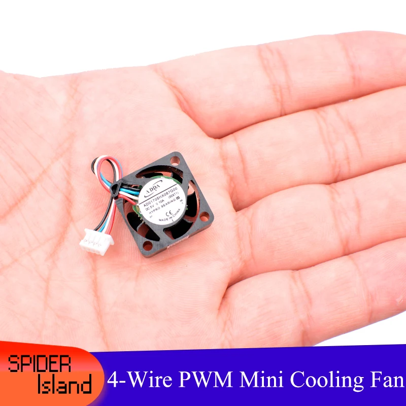 

AD01705HX087G00 ADDA 1.7cm 1708 5V 0.10A 4-Wire PWM Miniature Cooling Fan