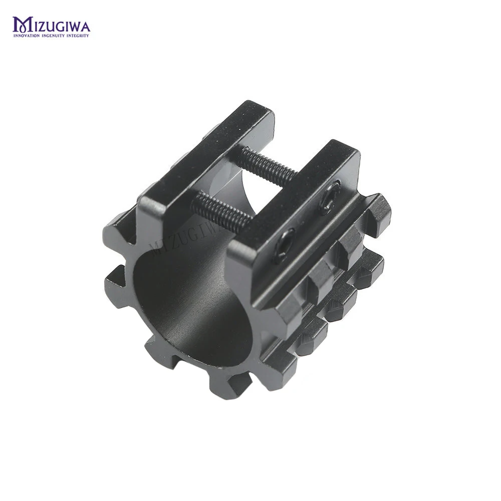 12GA дробовик журнал трубка Тройная Клеммная колодка 1 &quotАдаптер Пикатинни