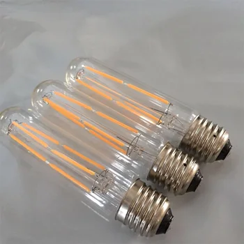 

1 Pcs T30-128 E27 6W 2200K Bulb Led Edison Vintage Filament Bulb 220V Tubular Antique Lamp