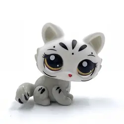 Редкие животные pet shop lps игрушки Кот Сфинкс #3585 белый котенок серый тигр кошка подарок для мальчиков и подарки
