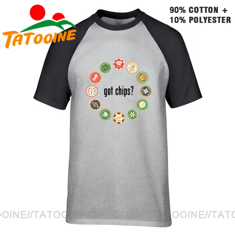 Футболка с надписью Tatooine Poker card футболка WSOP player World Series of King и Got Chips в Лас