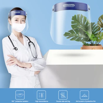 

2/4/10 Pcs Protective Full Face Shield Safety Isolation Visor Eye Face Protector Facial Cover AS99