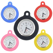 Резиновый циферблат для лица Часы для медсестры женские мужские и женские Масштабируемые легко тянущиеся пряжки доктор карманные кварцевые часы