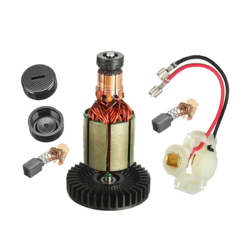 

Detachable Carbon Brushes Armature Holder Cap Set For Makita DGA452RMJ DGA452SFE DGA452FE3 DGA452RFE Replacement Tool Parts