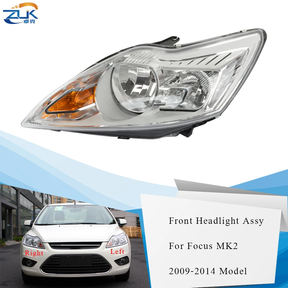 Налобный фонарь для переднего бампера ZUK налобный в сборе Ford Focus 2009 2010 2011 2012 2013 2014