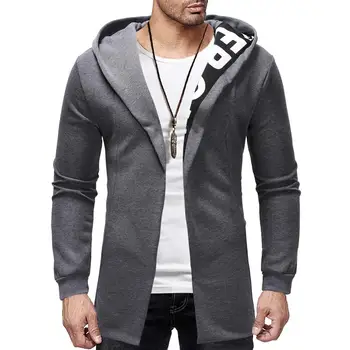 

Fashion Long Sleeve Hoodie Men Casual Hoodies Cardigan Coat