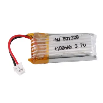 

3.7V 100mAh Rechargeable Battery Lipo Battery RC Lithium Battery Li-on Battery for Mini 1/28 Mosquito Car RC Car Set