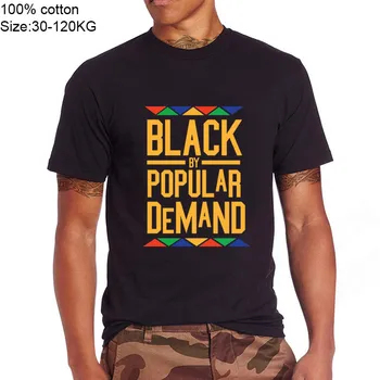 

2020 new casual Mens tshirt Black By Popular Demand Tribal Golden Letters Short Sleeve tops Tee T Shirt male white black t-shirt