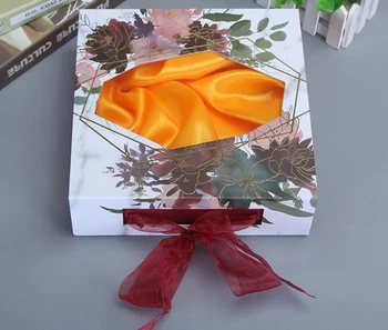 

New custom paper packaging for luxury gold gift box,Gift window With Foam Insert Jewelry Box Packaging ---CP0375