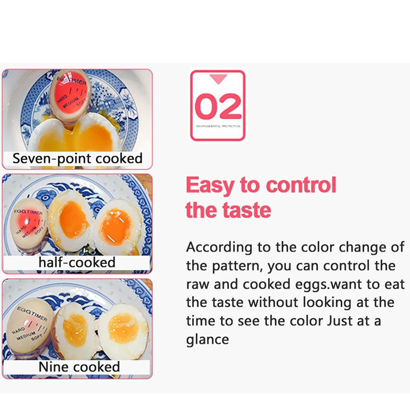 Таймеры для кухни специальный прибор готовки яиц красный набор изменение цвета