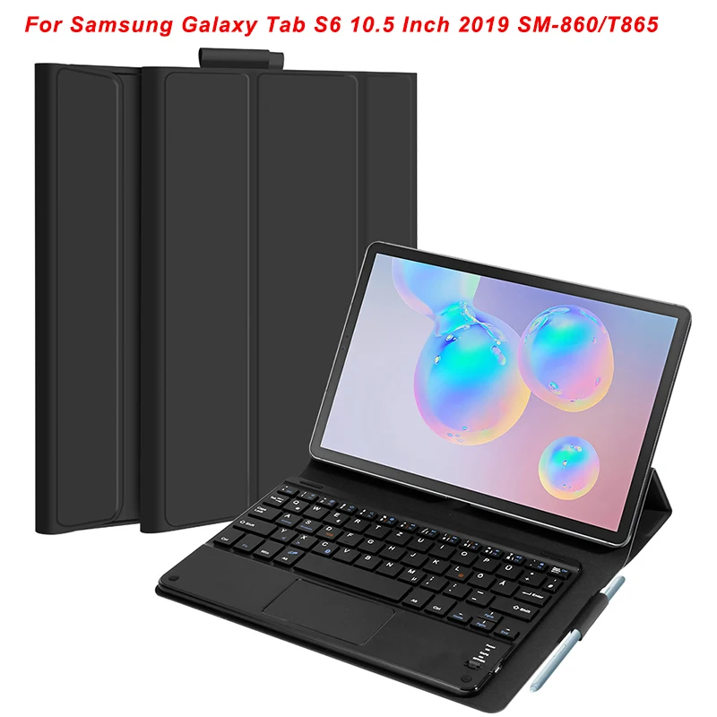 Беспроводная Русская клавиатура для samsung Galaxy Tab S6 10 5 в 2019 SM 860/T865 планшет Корейская