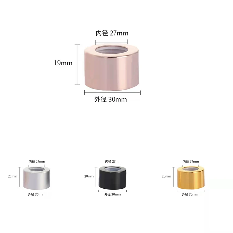 Glass Bottles Mini Glass Bottles Mini Perfume Bottles Aromatherapy Diffuser Bottle Plastic Caps 5pcs Aromatherapy Diffuser Bottle Aluminum Cover Glass Reed Diffuser Bottle Plastic Plug Home Fragrance Glass Wooden Cap