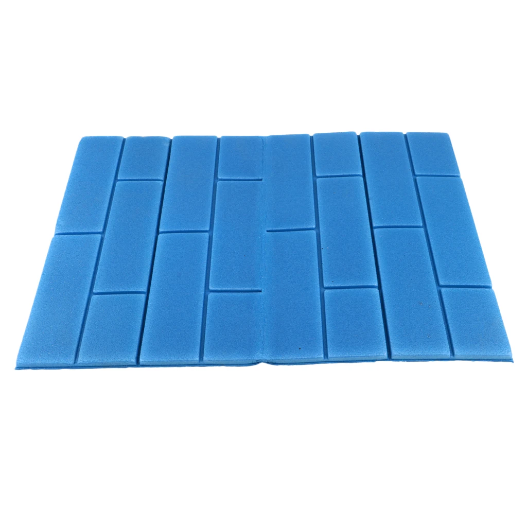 Foldable Outdoor Camping Mat Seat, Foam XPE Cushion, Portable Waterproof Chair, Picnic Mat Pad, 38x28cm, Blue Color