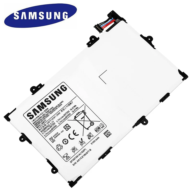 Samsung 5100 мА/ч, Батарея для samsung Galaxy Tab 7,7 P6800 P6810 GT-P6800 GT-P6810 SP397281A(1S2P) SP397281A 1s2p инструменты