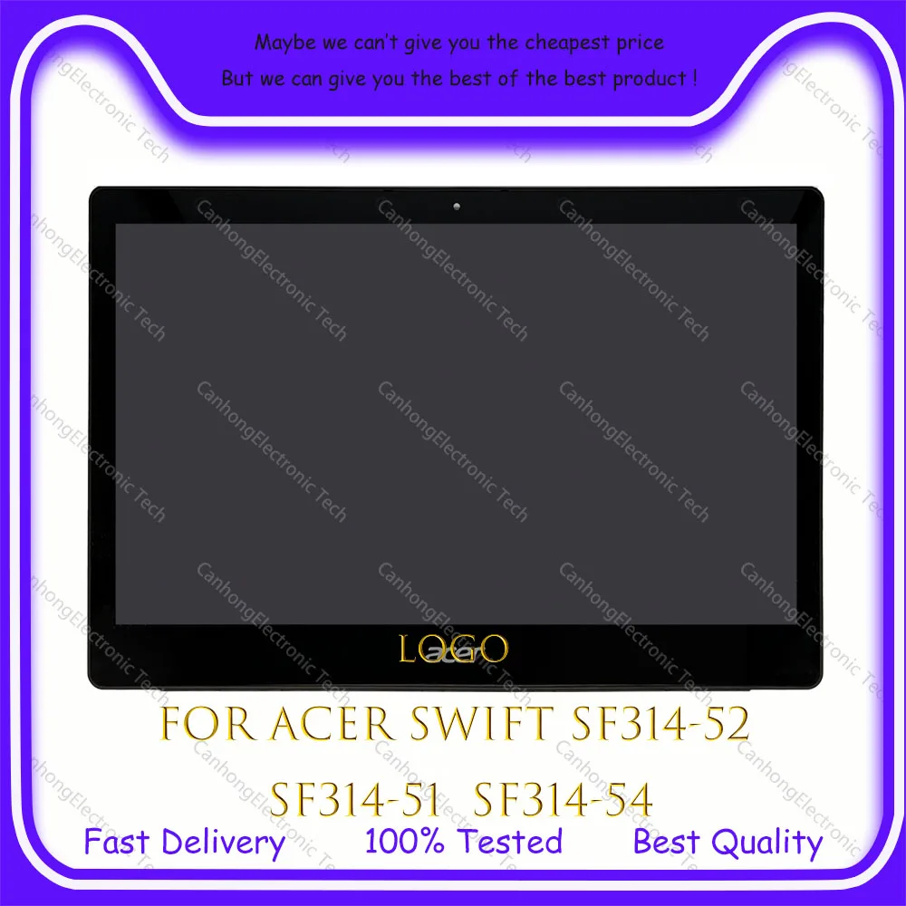 ЖК-дисплей 14 &quotFHD для Acer Swift 3 SF314 SF314-52 SF314-51 SF314-54 матричный экран с рамкой в сборе