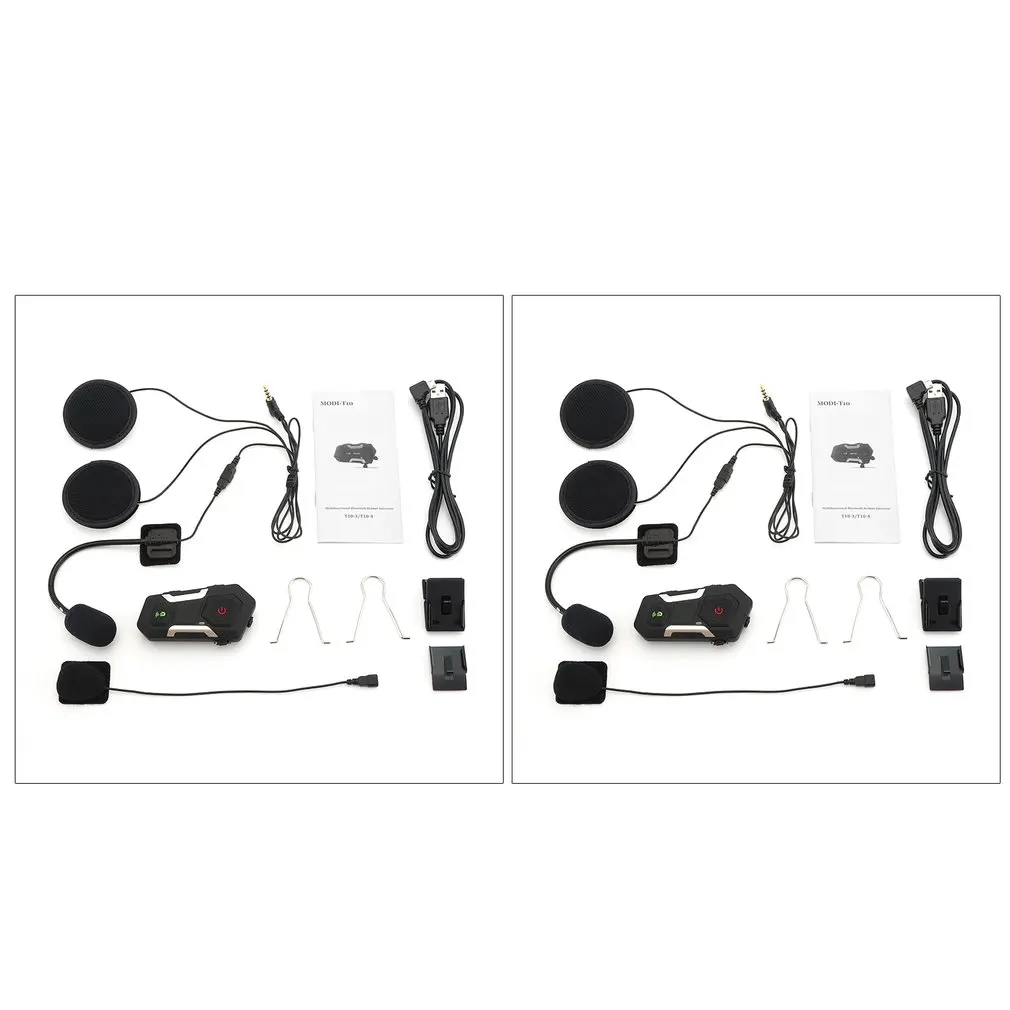 

New FM Intercom Motorcycle Intercom Helmet Bluetooth Headset FM Freedcon Helmets Intercomunicador Moto Motorcycle Intercom Moto