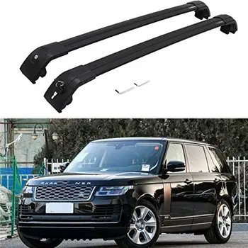 

2Pcs Fit for Land Rover- Range Rover L405 2013-2020 Crossbars Cross bars Roof Rail Rack Luggage Cargo Carrier Cross Bars - Black