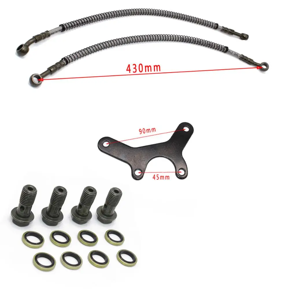 Motorcycle Oil Cooling Cooler Radiator Oil Cooler Set For 50cc 70cc 90cc 110cc 125cc 140cc Dirt Bike Monkey Bike DAX Pocket