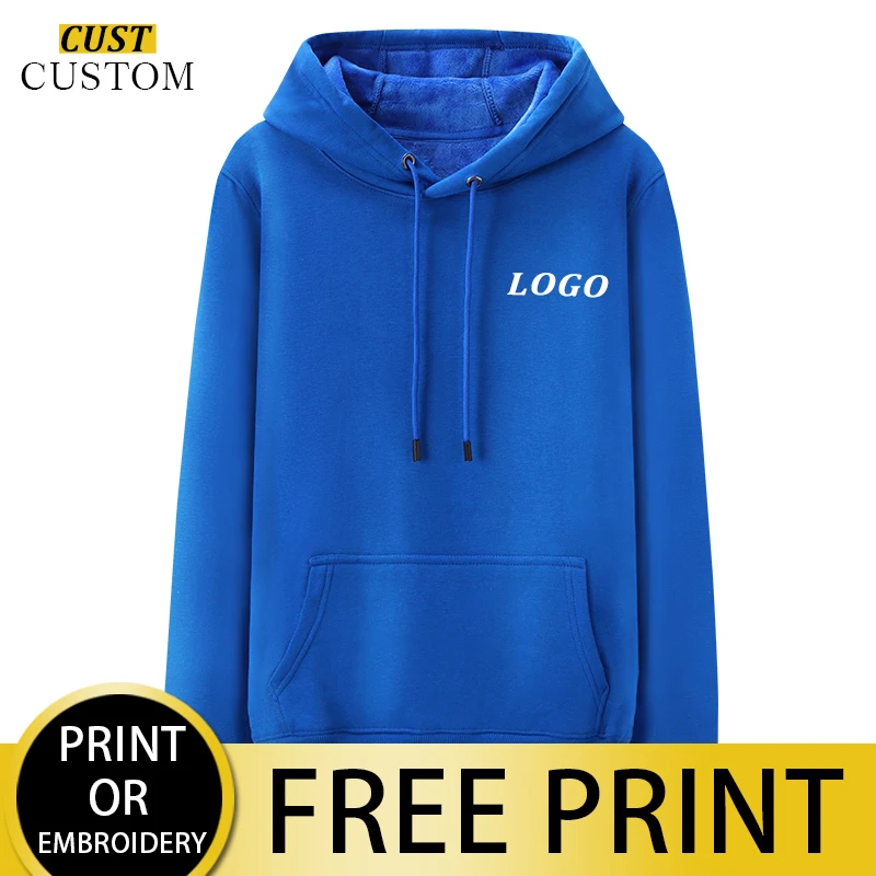 Sudadera con de algodón 100% hombre y mujer, ropa de trabajo con logotipo informal, bordada, Unisex|Sudaderas con capucha y sudaderas| - AliExpress