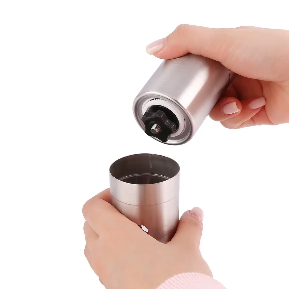 Металлическая кофемолка мини из нержавеющей стали ручной работы кофейные зерна кофейные мельницы мельница кухонный инструмент для кофе мельница для шафрана