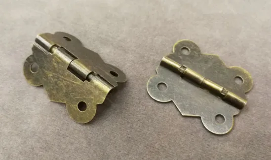 Hardware accessories Small Butterfly Bronze Furniture Camphor Box Accessories Hinge Leaf Old Chinese Antique Door Hinge