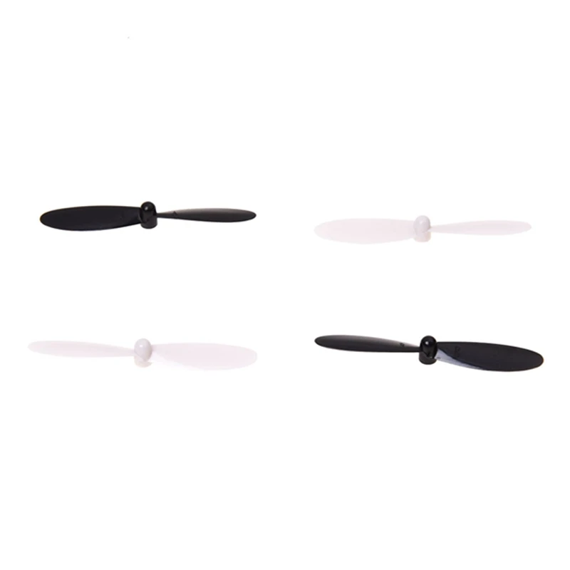 Propeller blades Helices Protective cover For HUBSAN X4 H107 H107C H107D Quadcopter Black+White 20 piece set