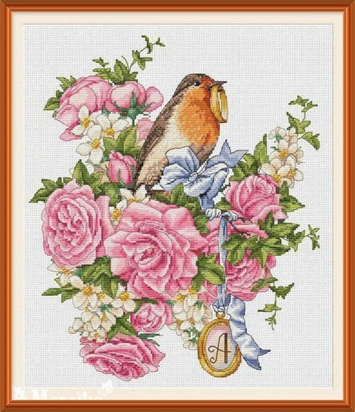

FF MM Gold Collection Counted Cross Stitch Kit Cross stitch RS cotton with cross stitch Merejka K-27