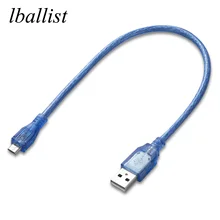 lballist Micro USB 2.0 Data Cable USB Type A Male to Mirco Male Dual Shielding(Foil+Braided) High Speed 30cm 50cm 100cm