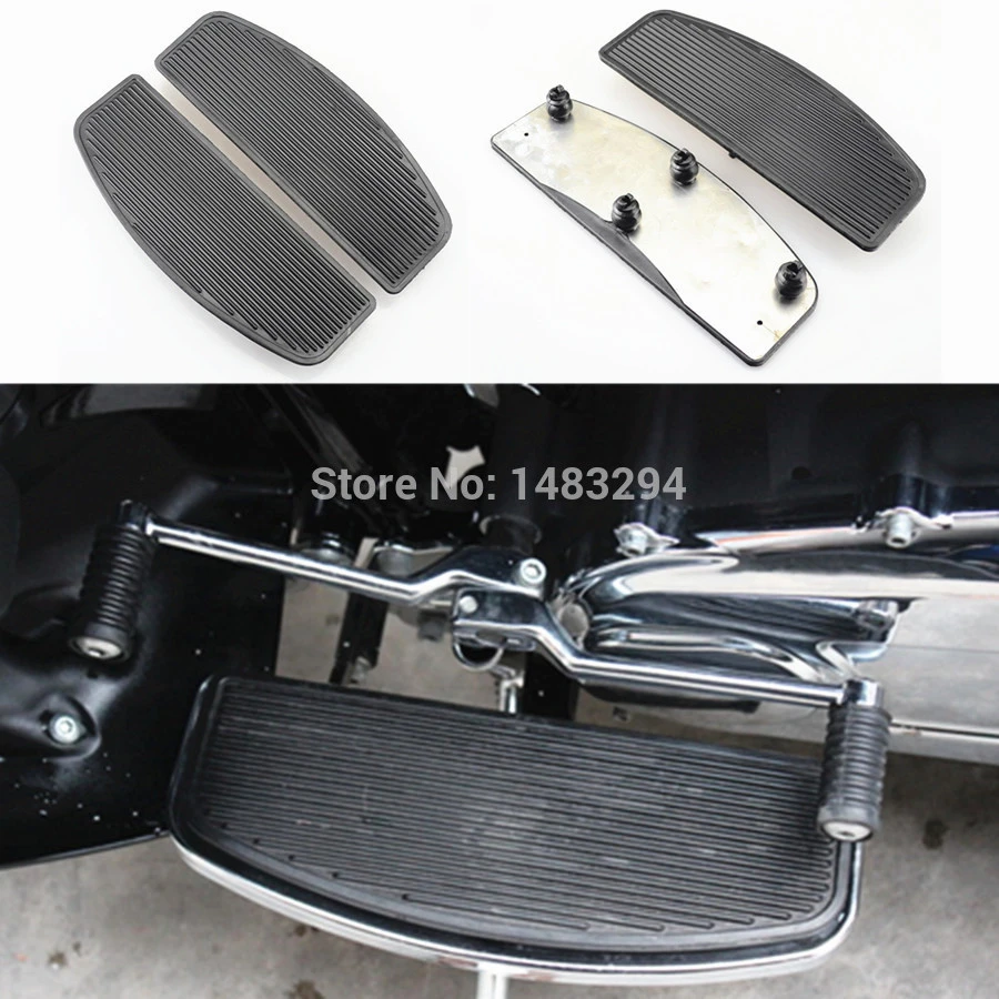 Front Rubber Rider Insert Footboards Foot Pegs Footrests Pad For Harley Touring Front Rubber Rider Insert Footboards Foot Pegs Footrests Pad For Harley Touring