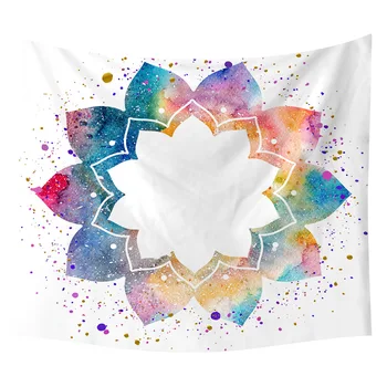 

Psychedelic Bohemian Mandala Wall Tapestry Hanging Wall Tapestries Mandala Wall Art Decor Yoga Tapestry for Living Room