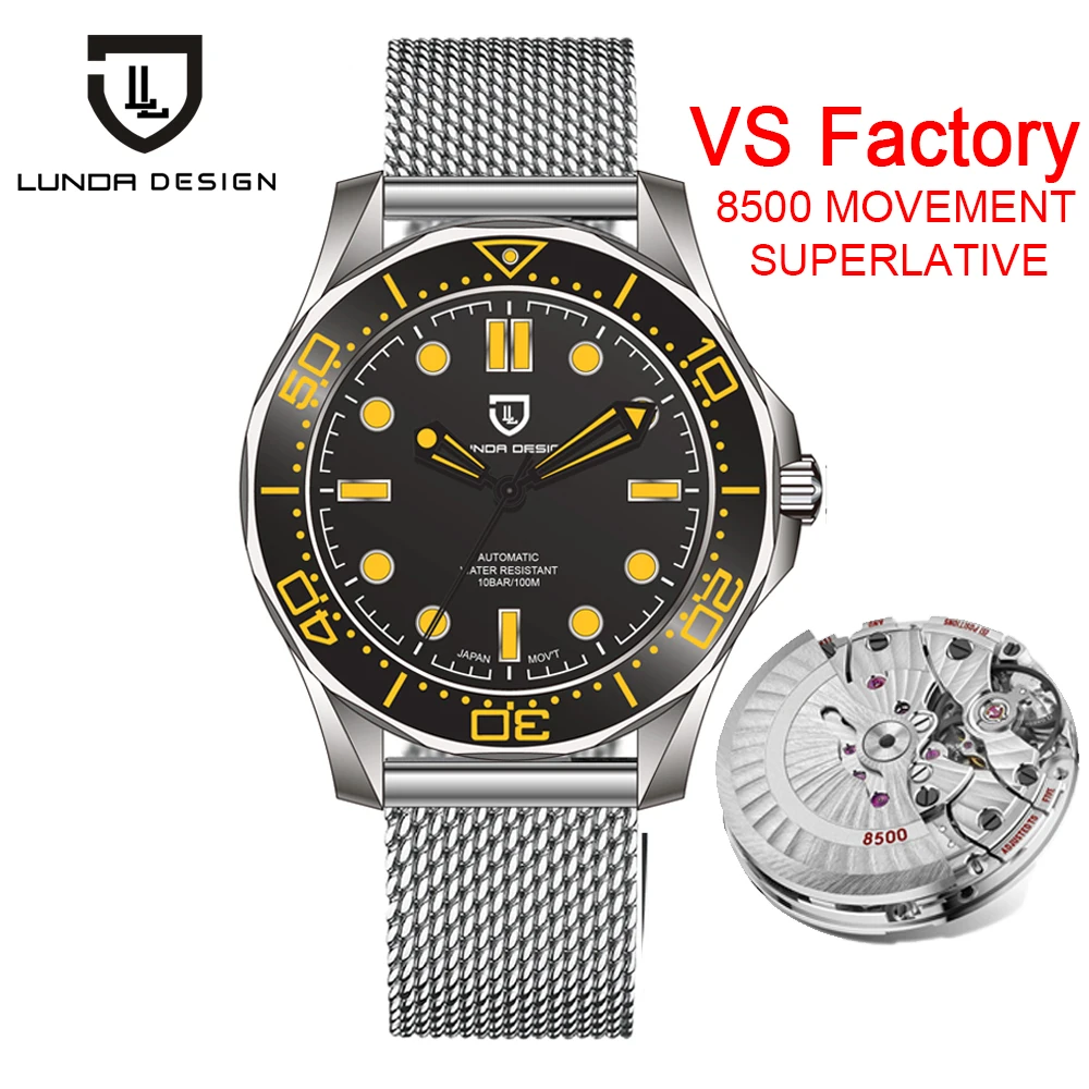 

LUNDA Design brand Luxury Brand aqua mens Watch Terra 42mm VS factory 8800 Movement Mechanical sea GMT men sport master Watches