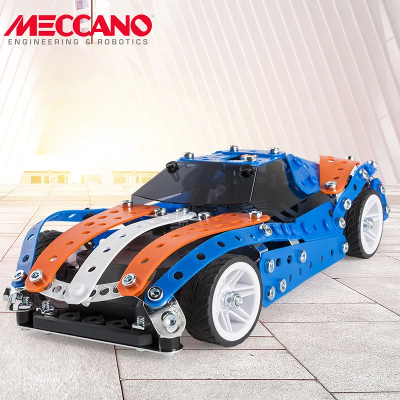 

SPIN MASTER meccano puzzle assembling toy nut parts disassembly model electric remote control sports car toy gift boy toy