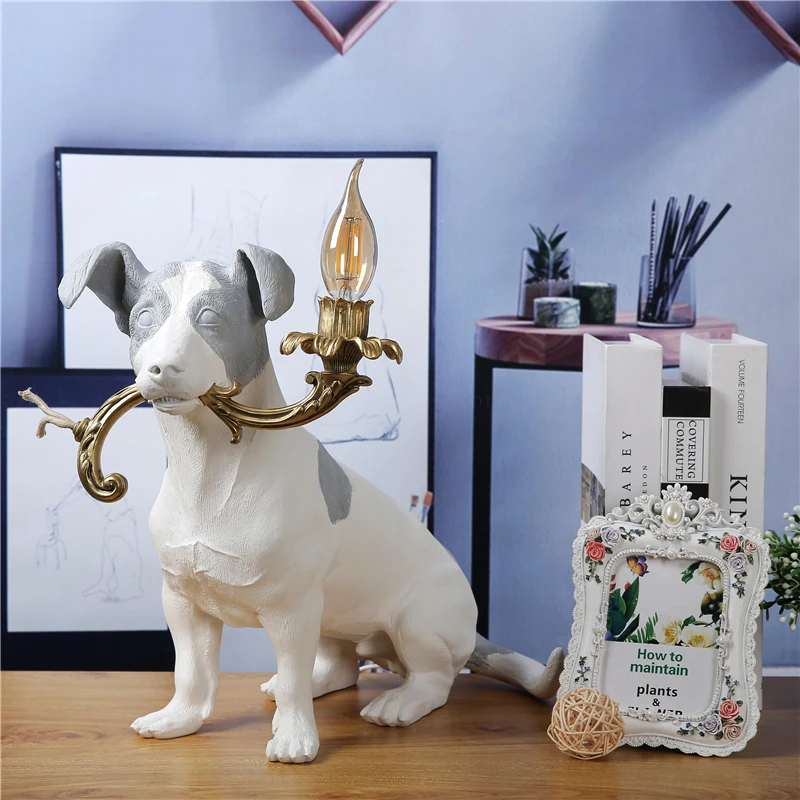Dogs Jack Russell Terrier | Bedroom Dog Table Lamp | Bedside Lamp Dogs -  Table Lamps - Aliexpress