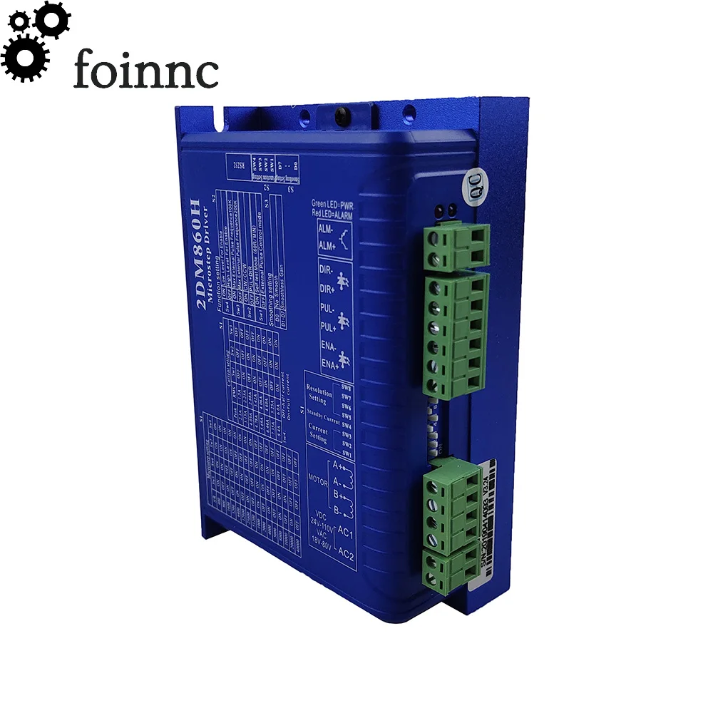 ЧПУ 2DM860H 34/86 двухфазный цифровой шаговый двигатель драйвер mach3 гравировальный станок с ЧПУ система шагового двигателя драйвер