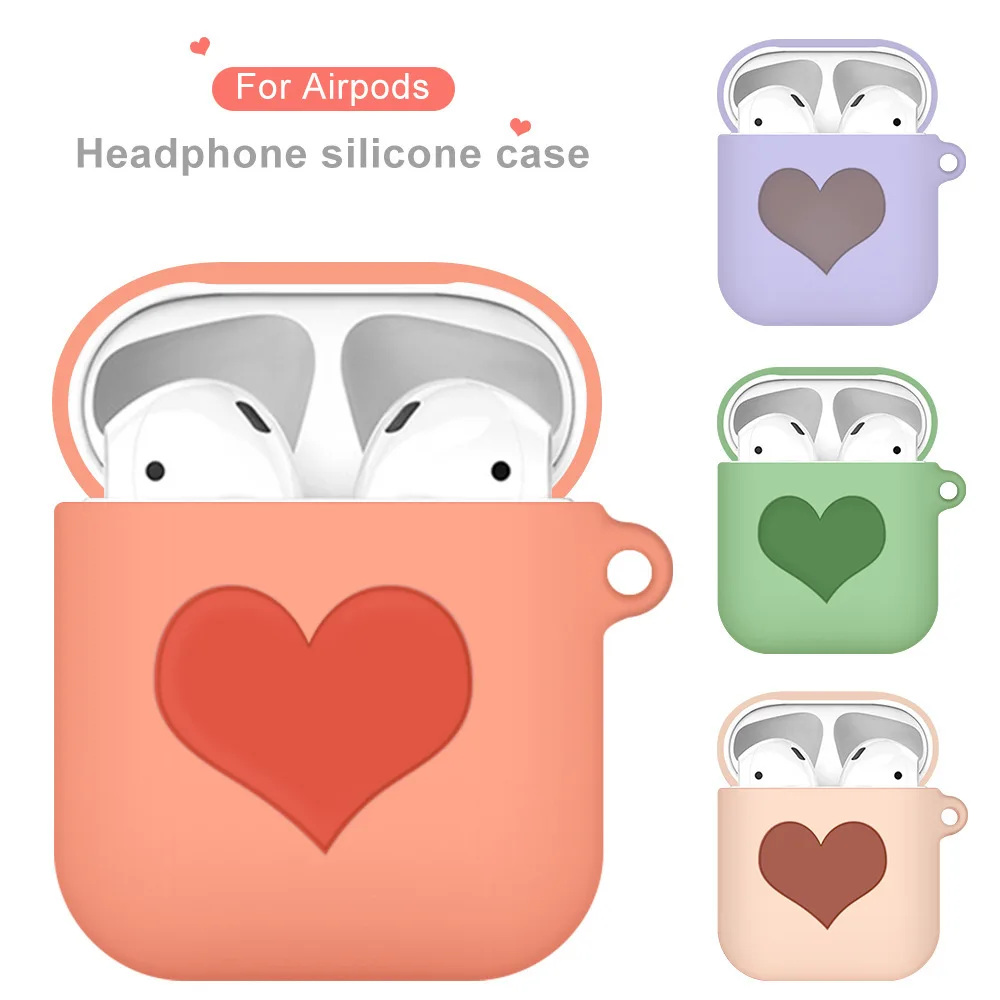 

For Apple Airpods Generation 1 Second Generation Cable Loving Bluetooth Headset Silicone Protector Charging Box Protective Cover