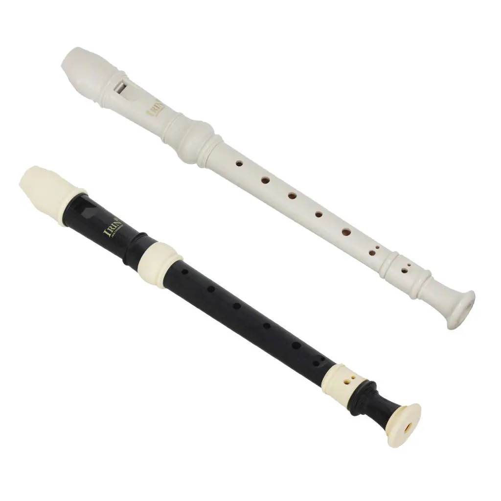 ABS Plastic 8 Hole Descant Recorder Set English Fingering Musical