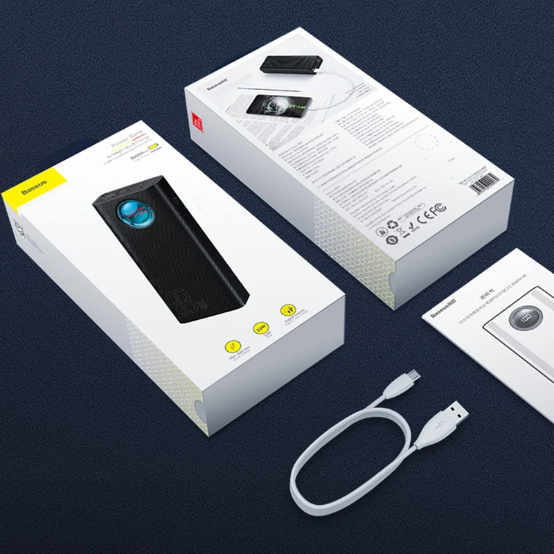 Baseus 30000mAh Power Bank Fast Charging PD3.0 QC