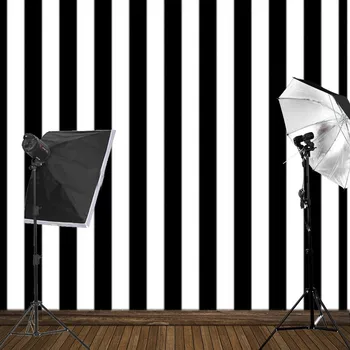 

240x240cm 8x8FT Black White Stripes Wall Vinyl Photography Background Studio Photo photographic Backdrop