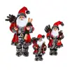 2022 New 45/35cm Christmas Doll Decoration New Year Ornament Santa Claus Standing Dolls Figurine Doll Gifts For Home Mall Decor ► Photo 2/6