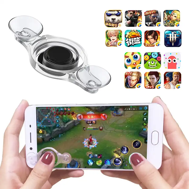 Smart Phone Mobile Gaming Trigger Joystick For Mobile Gamepad Fire Button Aim Key Shooter Pubg Controller For Ios Android Gamepads Aliexpress