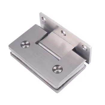 

304 stainless steel bathroom with shower room glass sandwich frameless door single hinge 90 degrees cast thickened