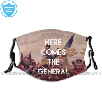 

President Mouth Face Mask Here Comes The General Facial Mask Nice Adult Fashion with Filters Mask